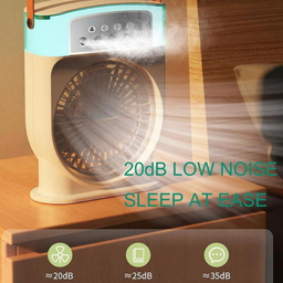 پنکه شارژی مدل Mini Portable Cooling Fan ظرفیت 1500 میلی آمپر ساعت