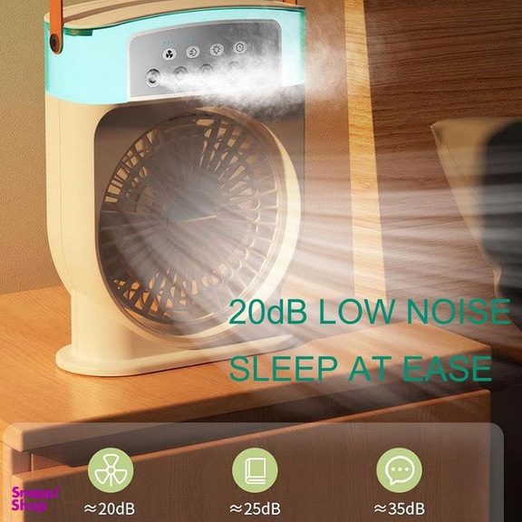 پنکه شارژی مدل Mini Portable Cooling Fan ظرفیت 1500 میلی آمپر ساعت