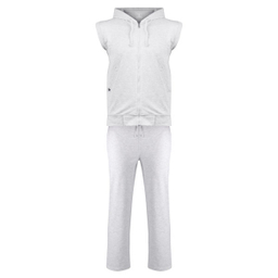 ست سویشرت و شلوار ورزشی مردانه ساروک مدل A رنگ طوسی روشن