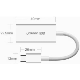 تبدیل USB-C به DisplayPort یوگرین مدل MM130 کد 40372