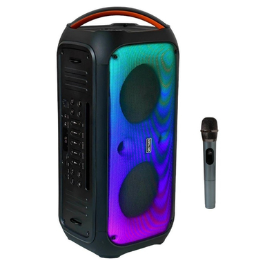 اسپیکر پارتی باکس بلوتوثی قابل حمل اکسیژن مدل AX-102 به همراه میکروفون و ریموت کنترل