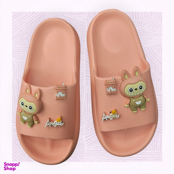 دمپایی زنانه زیتون مدل ملودی لبوبو ویانزا رنگ کالباسی