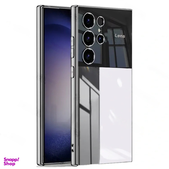 کاور گوشی موبایل مدل الکترو لنز شفاف مناسب برای سامسونگ Galaxy S23 Ultra