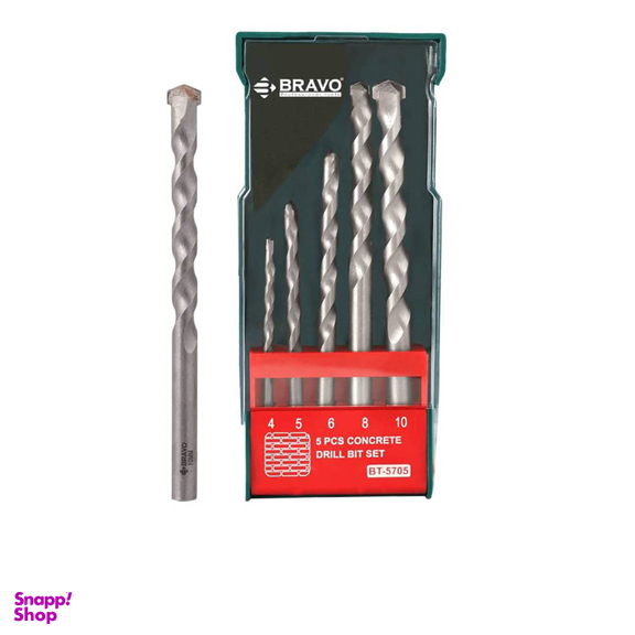 مته الماسه بتن براوو کد BT-5705 مجموعه 5 عددی
