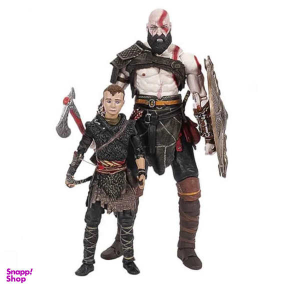 اکشن فیگور نکا مدل کریتوس و آترئوس سری God of War New