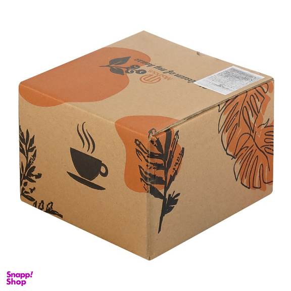 ست ماگ سایه دار مکنوس کد 1008 به همراه قاشق و زیرلیوانی