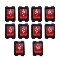 کلید صفر و یک خیام الکتریک مدل KH8019 مجموعه 10 عددی