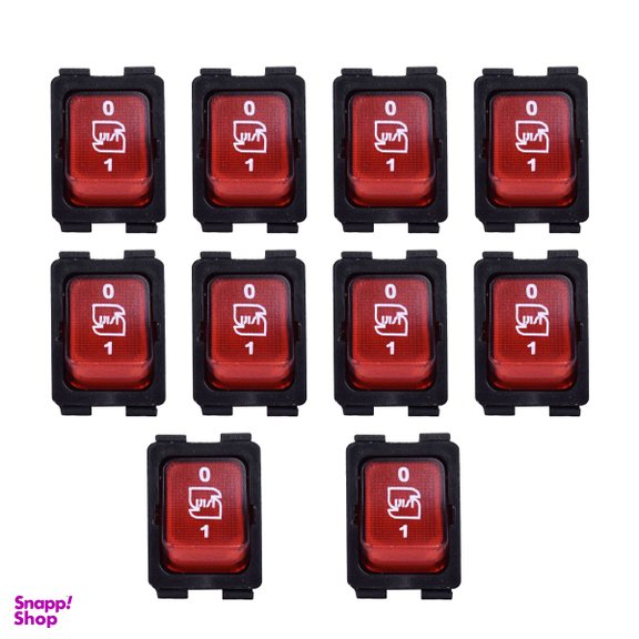 کلید صفر و یک خیام الکتریک مدل KH8019 مجموعه 10 عددی