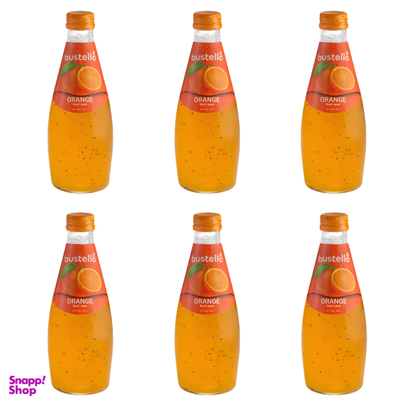 آبمیوه تخم شربتی پرتقال باستلو حجم 300 میلی لیتر بسته 6 عددی