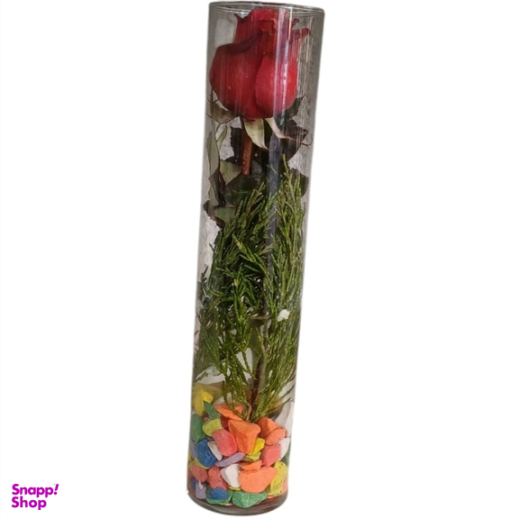 شاخه گل طبیعی مدل تک شاخ شیشه کد 20079