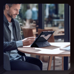 کیف کلاسوری نیلکین مدل Camshield Bumper Flip Folding مناسب تبلت سامسونگ Galaxy Tab S9 Fe Plus