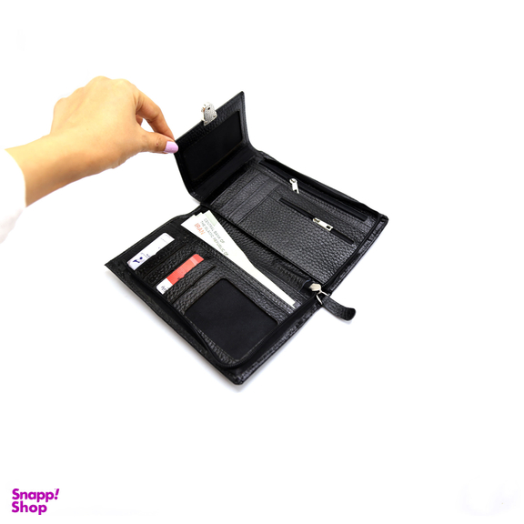 کیف پول زنانه مستر چرم طرح کروکودیلی مدل mrch11450