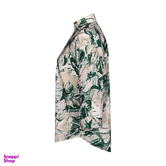 شومیز کرپ زنانه لوینت مدل ماتیسا کد 0130 رنگ سبز