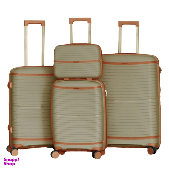 ست چمدان تیتان پلورا مدل TITANPLORA TP6666 TRAVEL IN STYLE مجموعه 4 عددی