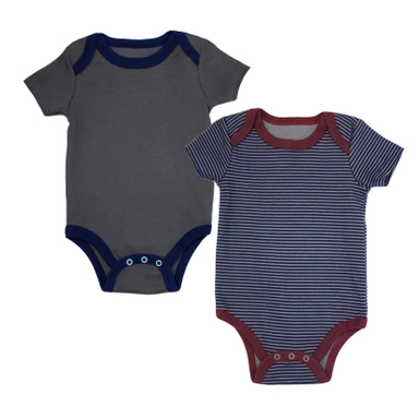 بادی آستین کوتاه نوزادی کد 6233 مجموعه 2 عددی