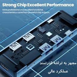 هاب 7 پورت USB-C توکی مدل TQ-HUB01A7