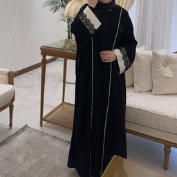 مانتو زنانه مدل عبایی مجلسی کد 322