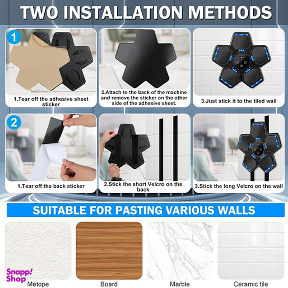 کیسه بوکس هوشمند ام دی اچ ال مدل موزیکال کد M-E