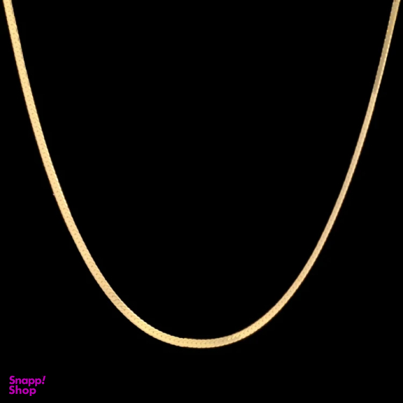 زنجیر طلا 18 عیار زنانه الن نار مدل هرینگبون کد1