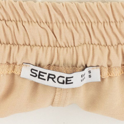 شلوار زنانه سرژه مدل  چهار جیب 208329 رنگ کرم