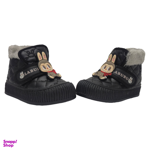 بوت دخترانه مدل لبوبو رنگ مشکی