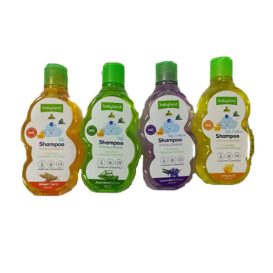 شامپو بچه بیبی لند کد 01254 مجموعه 4 عددی