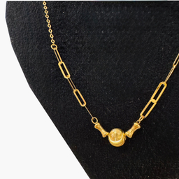 گردنبند طلا 18 عیار زنانه مدل صبا کد 856