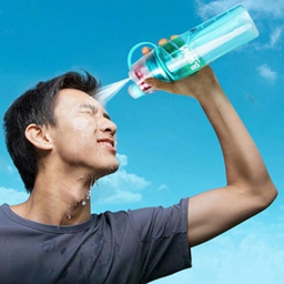 قمقمه اسپری دار مدل دوچرخه گنجایش 0.6 لیتر بسته 2 عددی