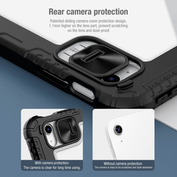 کیف کلاسوری نیلکین مدل Camshield Bumper Leather مناسب برای تبلت اپل iPad 10 / iPad 10.9 (2022)