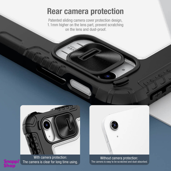 کیف کلاسوری نیلکین مدل Camshield Bumper Leather مناسب برای تبلت اپل iPad 10 / iPad 10.9 (2022)