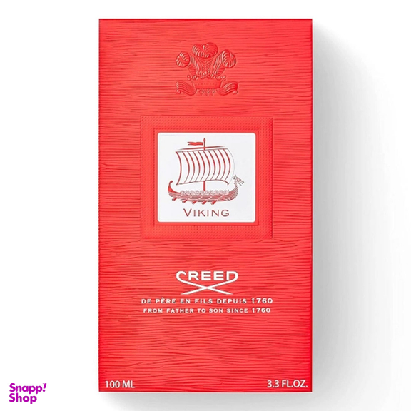 ادو پرفیوم مردانه کرید مدل وایکینگ قرمز حجم 100 میلی لیتر