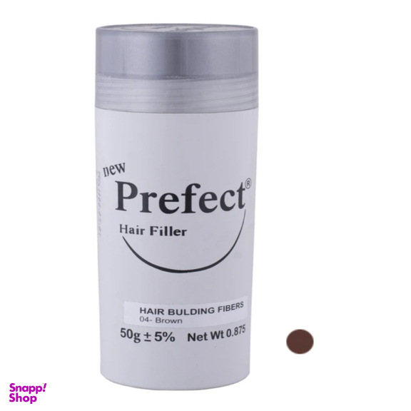 پودر پرپشت کننده مو پرفکت شماره 04 رنگ قهوه ای وزن 50 گرم