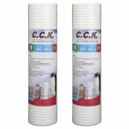 فیلتر دستگاه تصفیه کننده آب سی سی کا مدل SC-10-5 بسته 2 عددی