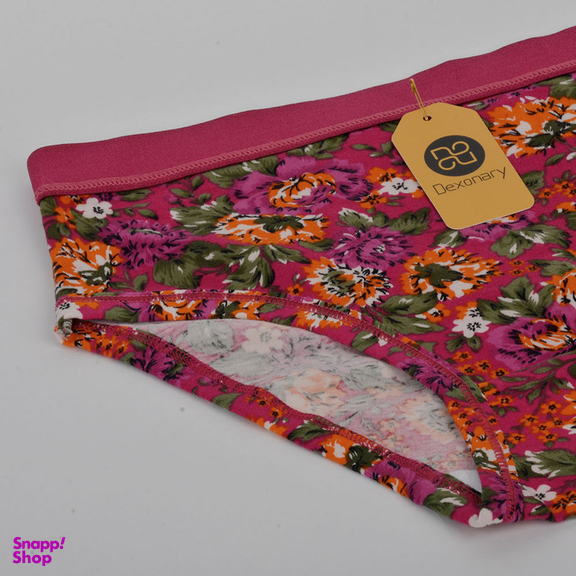 شورت زنانه دکسونری مدل 125011236 گل دار رنگ سرخابی