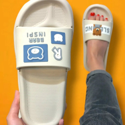 دمپایی بچگانه زیتون مدل الیت رنگ کرم