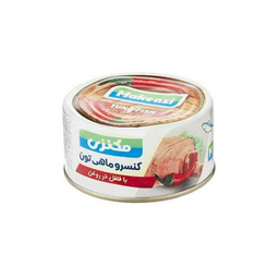 کنسرو ماهی تون با فلفل در روغن مکنزی وزن 180 گرم