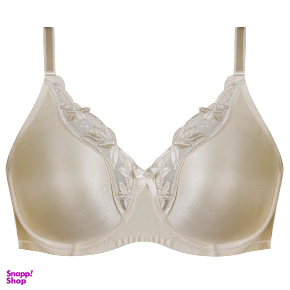 سوتین زنانه لین مدل فنردار کد 4680-745 رنگ کرم