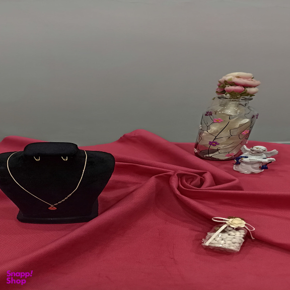 گردنبند طلا 18 عیار زنانه مدل کندو عسل