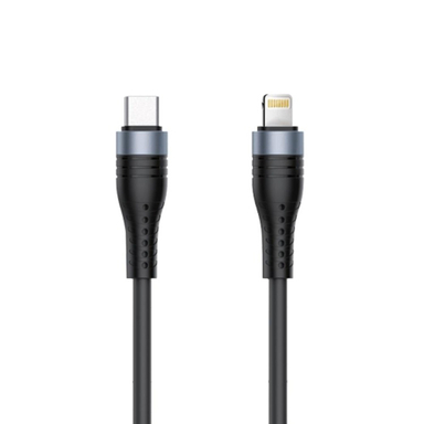 کابل دیتا Type-C به Lightning کی اف-سنیور کد KF Senior S16-C.IP طول 2 متر