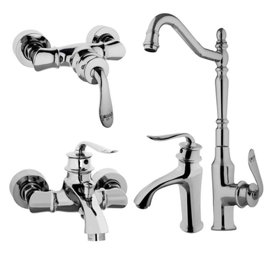 ست شیرآلات مرجان خزر مدل ویستا کد 1003