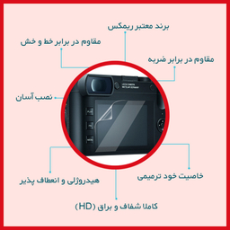 محافظ صفحه نمایش دوربین شفاف ریمکس HyGEL مناسب برای دوربین فیلم برداری گوپرو Hero 11 Black بسته 2 عددی