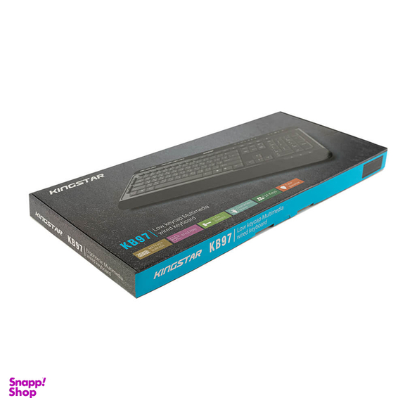 کیبورد باسیم مخصوص بازی کینگ استار مدل KB97 Gaming Full Multimedia