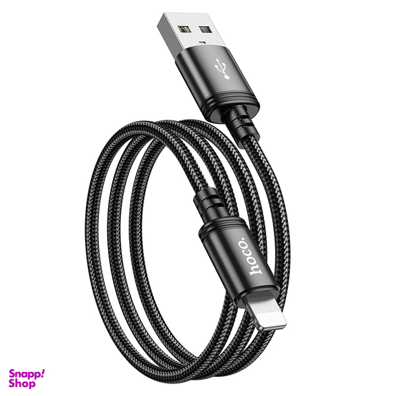 کابل دیتا USB به Lightning هوکو مدل X89 طول 1 متر