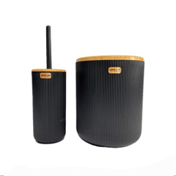 ست سطل و فرچه کاریزما طرح چوب کد 338 بسته 2 عددی