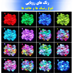ریسه ال ای دی هوشمند مدل رنگارنگ طول 10 متر