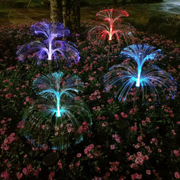 چراغ پارکی خورشیدی سولونیکس مدل قاصدک دو طبقه مجموعه 6 عددی