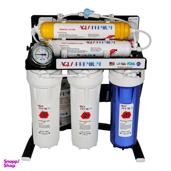 دستگاه تصفیه آب خانگی آکواپرمیوم مدل A6RO6-BK-TP