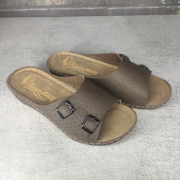 دمپایی طبی زنانه کمند مدل 109 رنگ شکلاتی