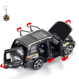 ماکت ماشین ناب سل مدل میتسوبیشی پاجرو فلزی موزیکال mitsubishi pajero به همراه جاسوییچی
