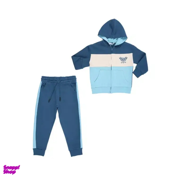 ست سویشرت و شلوار بچگانه مدل مانی کد AM-MA-Maani رنگ آبی